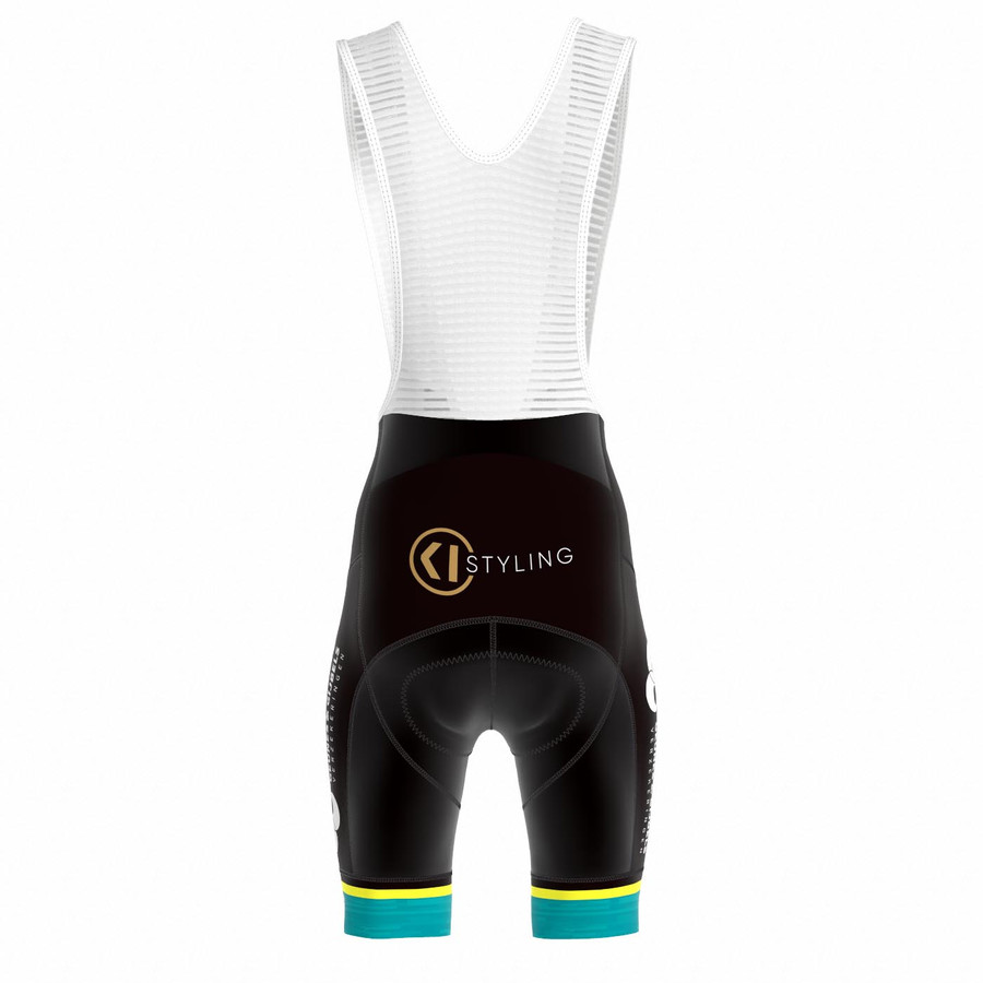 WCNL koersbroek achterkant met sponsorlogo's