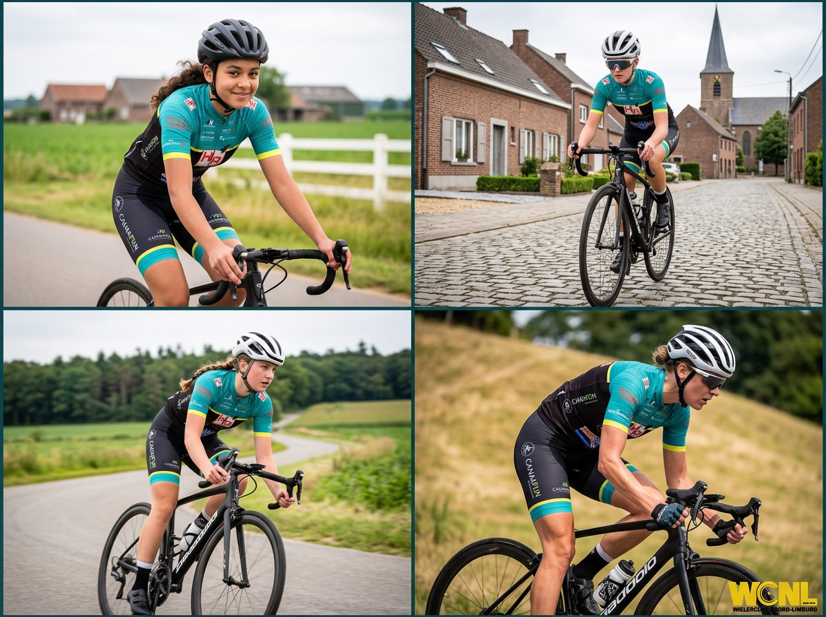 Future Ladies rensters in actie in WCNL-kledij